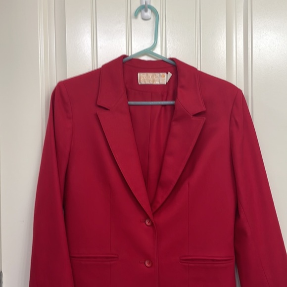 Vintage Pendleton blazer size 6 red - Picture 2 of 6